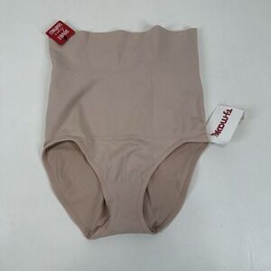 Skinnygirl Shaping Briefs Size SMALL Beige NWT
